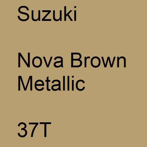 Suzuki, Nova Brown Metallic, 37T.